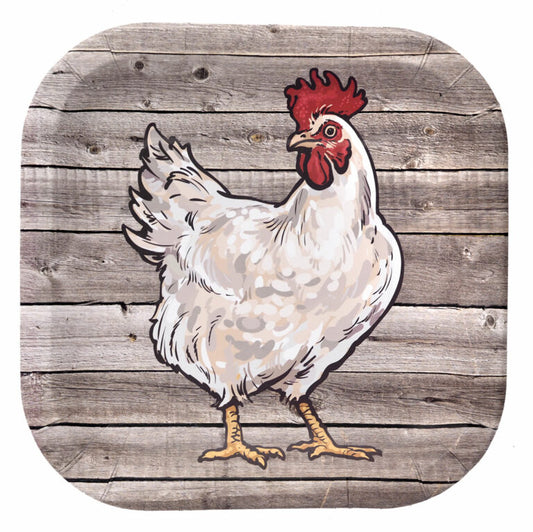FARM TABLE CHICKEN 9" PLATES