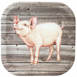 FARM TABLE PIGGY 9" PLATES