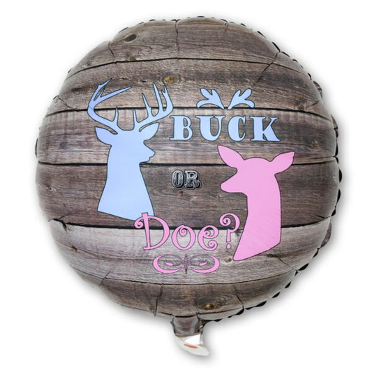 BUCK OR DOE? 18" MYLAR
