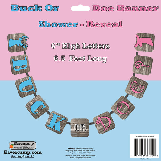 BUCK OR DOE? BANNER