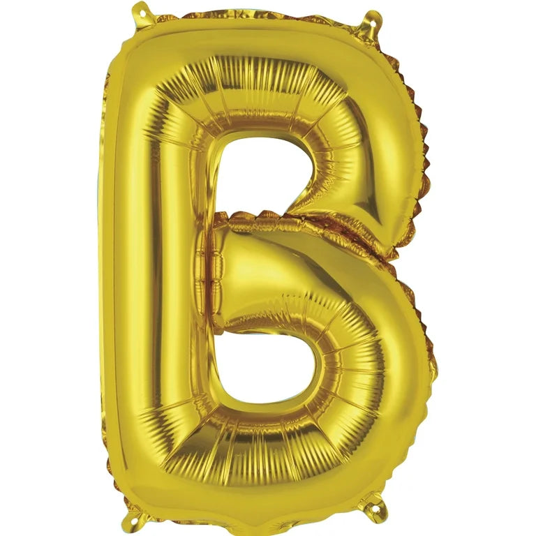 GOLD 14" B BALLOON