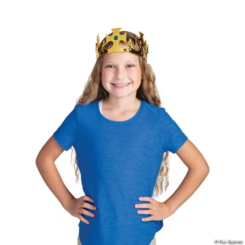 GOLD JEWELED CROWN