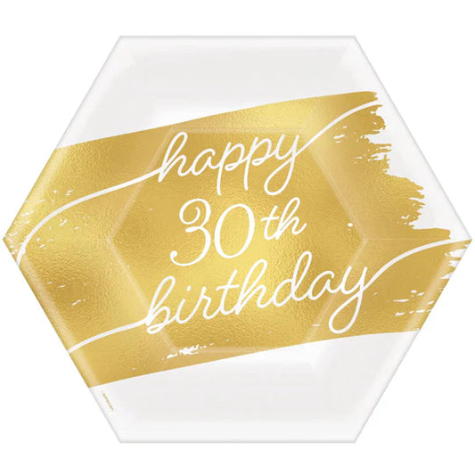 GOLDEN AGE BDAY 30 7" PLATES