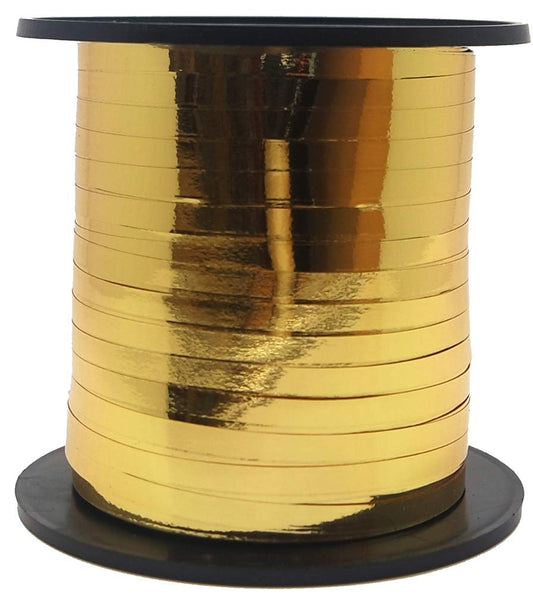 GOLD METALLIC CURL RIBBON 50 YD