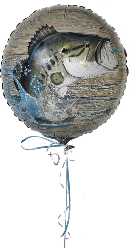 GONE FISHIN' 18" MYLAR BALLOON