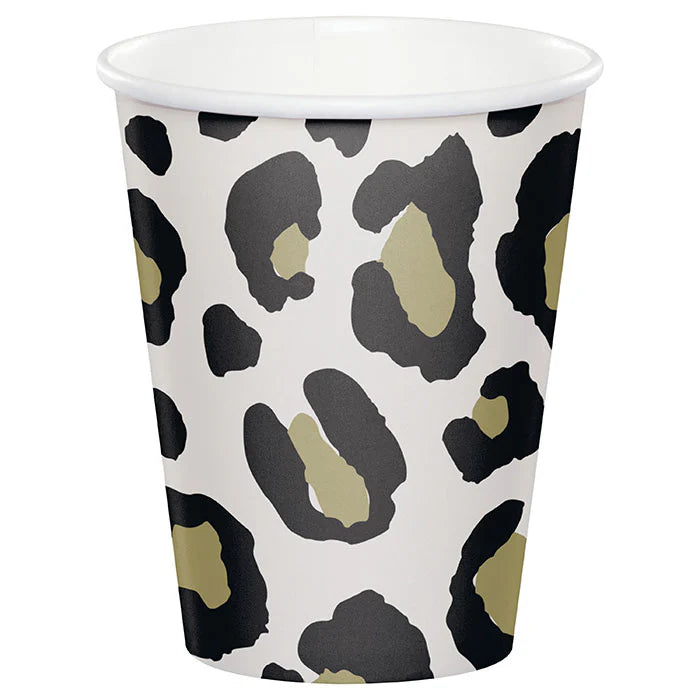 LEOPARD 9OZ PAPER CUPS
