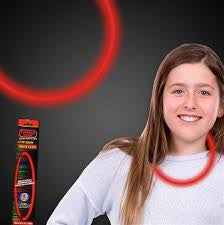 22" GLOW NECKLACE RED