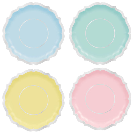 PRETTY PASTEL 7" PLATES