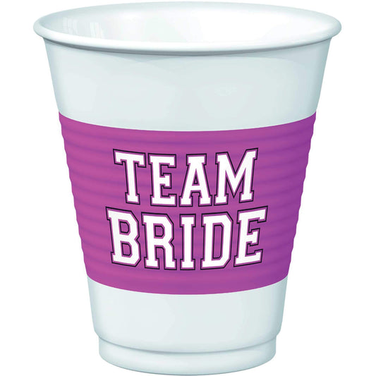 TEAM BRIDE PLASTIC CUPS