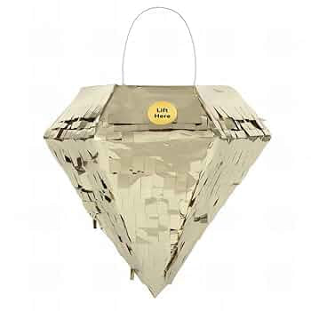 MINI GOLD FOIL DIAMOND PINATA