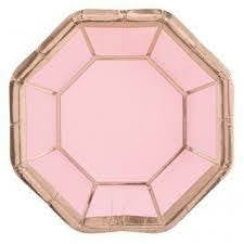 BLUSH WEDDING OCTAGON 10" PL