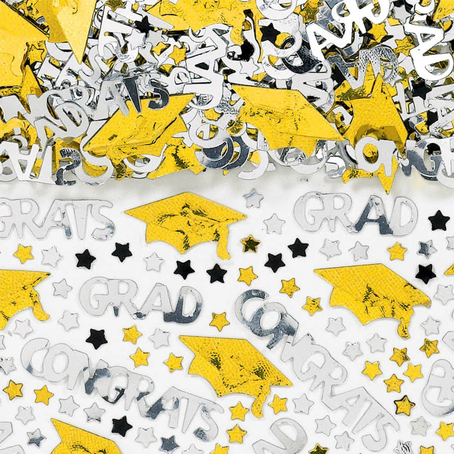 GRAD CONFETTI - YELLOW