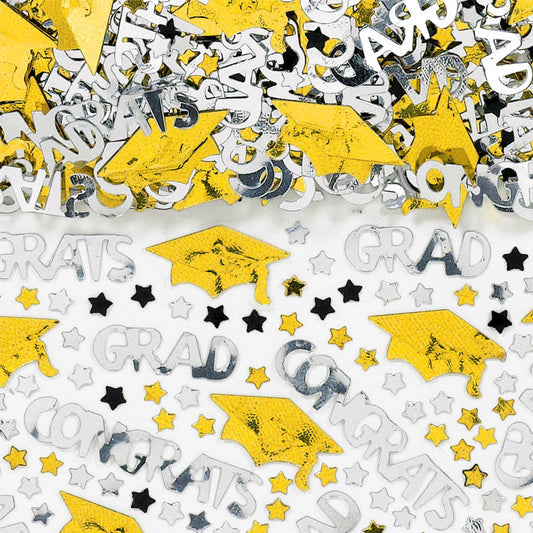 GRAD CONFETTI - YELLOW