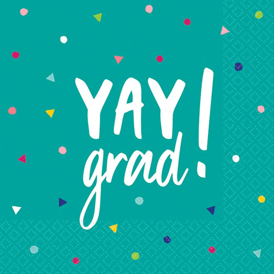 YAY GRAD BEVERAGE NAPKIN