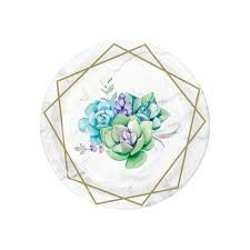 GEOMETRIC SUCCULENTS 7" PLATES