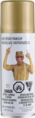 GOLD BODYSPRAY MAKEUP
