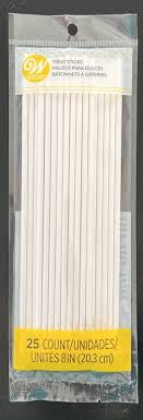 8" LOLLIPOP STICKS 25CT