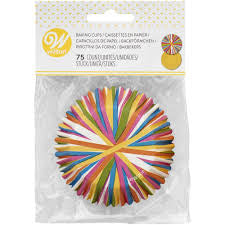 COLOR WHEEL STD CUPCAKE LINERS