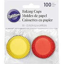 PRIMARY COLORS MINI BAKING CUPS
