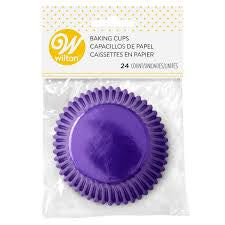 PURPLE FOIL CUPCAKE LINERS