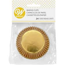 YELLOW FOIL CUPCAKE LINERS