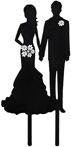 COUPLE SLHOUT CAKE TOPPER