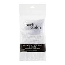 CLEAR 50CT PLASTIC FORKS