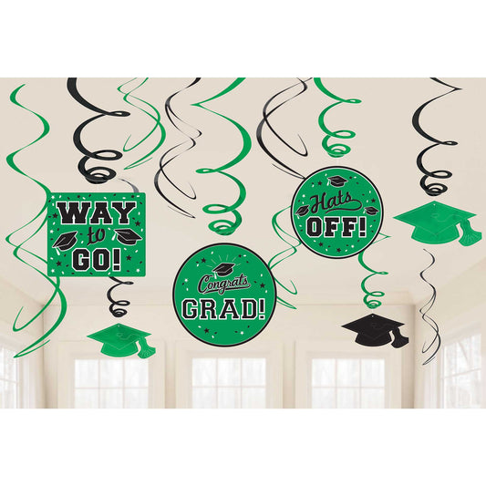 SWIRL DECOR VALUE PACK - GREEN