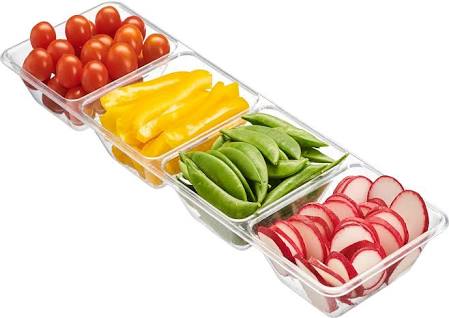 TRAY COMPARTMENT 2OZ CLEAR