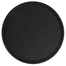 16" ROUND TRAY BLACK