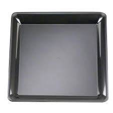 16" SQUARE TRAY BLACK