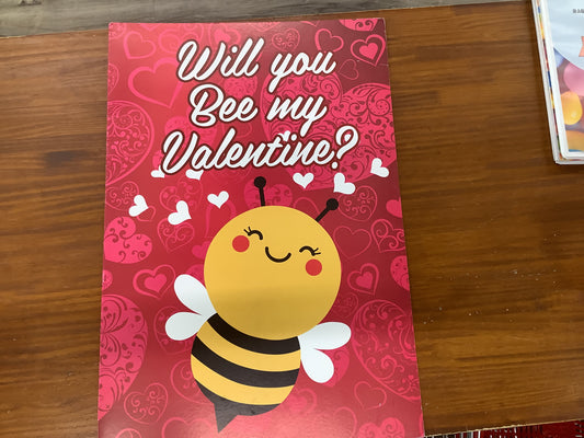 BEE MINE JUMBO VDAY CARD