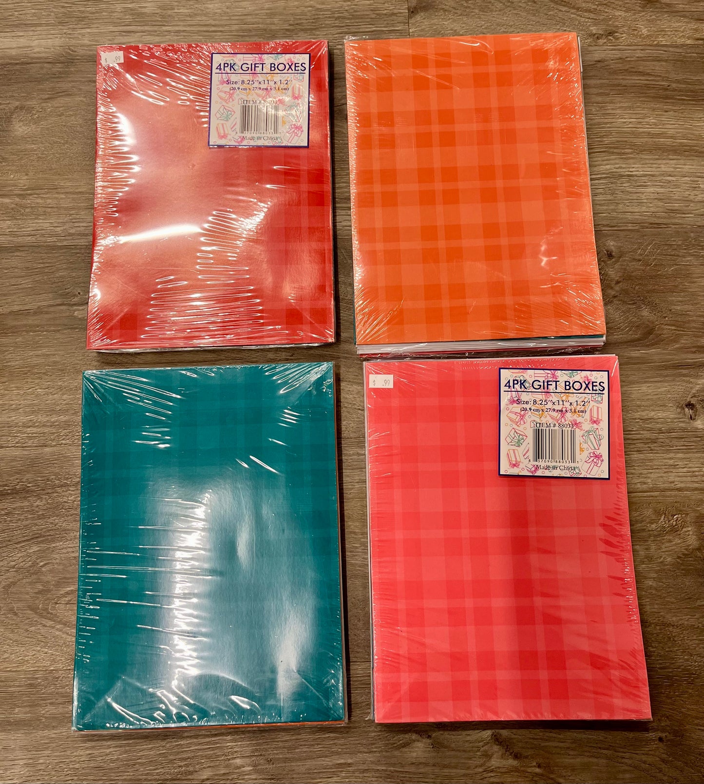 4PK GIFT BOXES SMALL ASST COLORS