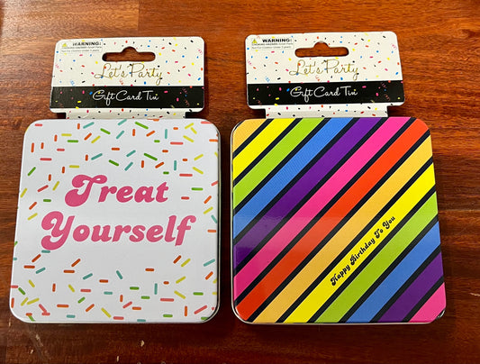 GIFT CARD TIN ASST