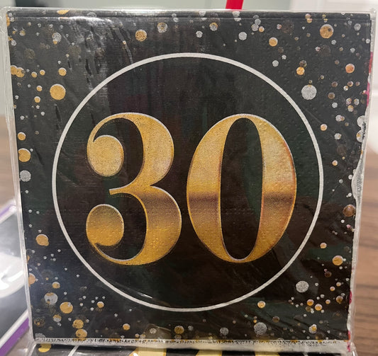 BEVERAGE NAPKINS "30"