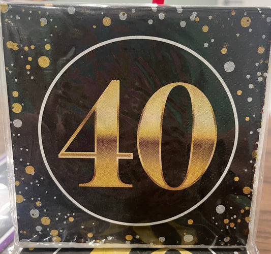 BEVERAGE NAPKINS "40"