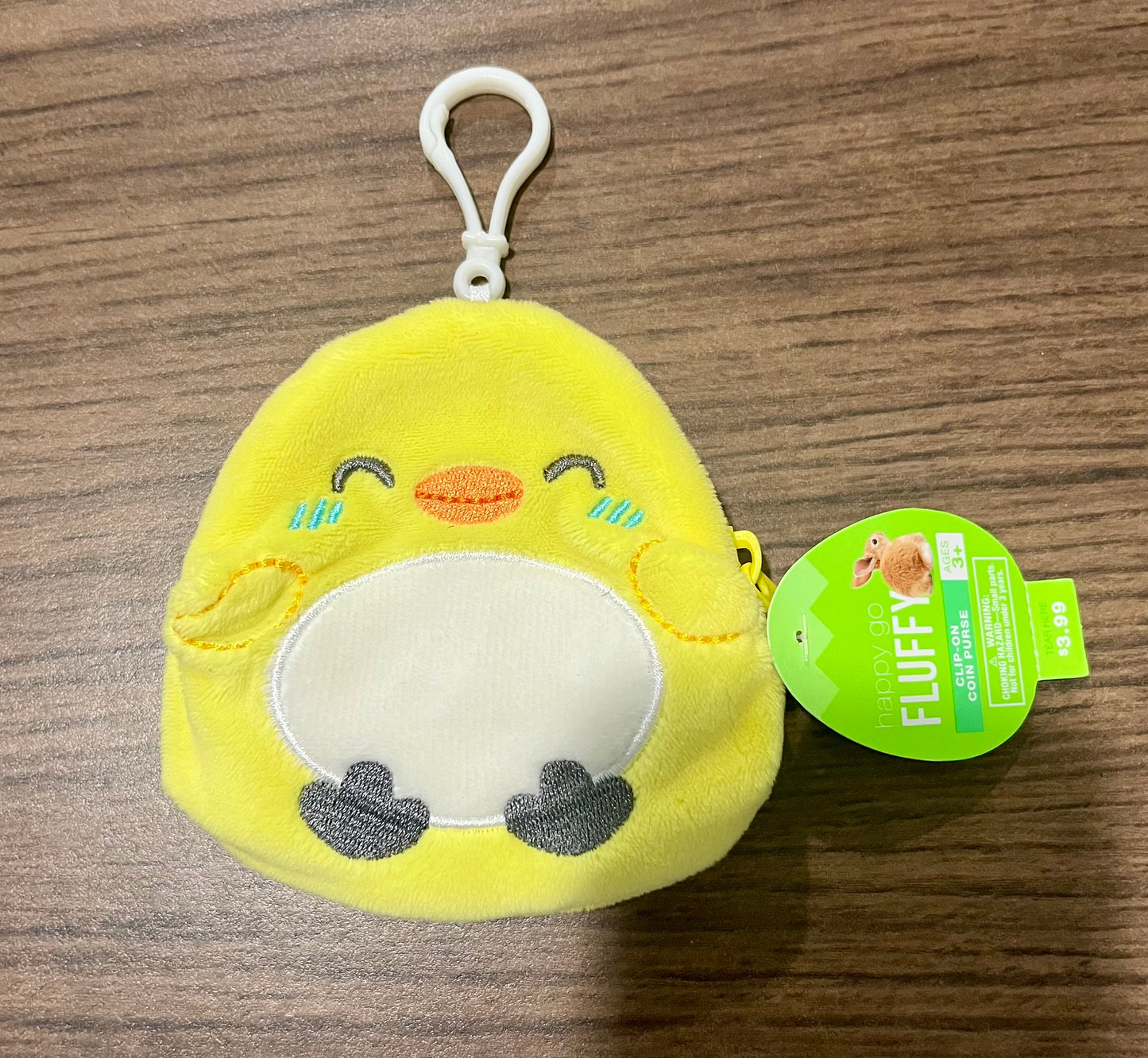 EASTER CLIP ON COIN PURSE - ASSORTED COLORS