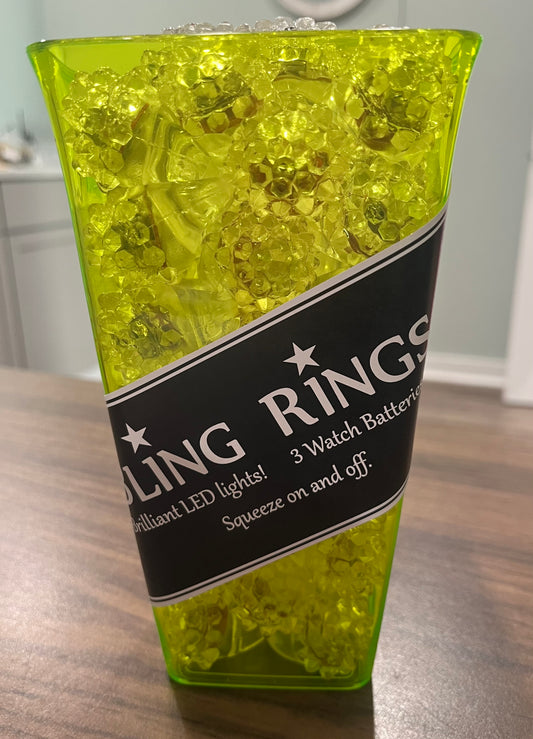 LIGHT UP BLING RING 1CT