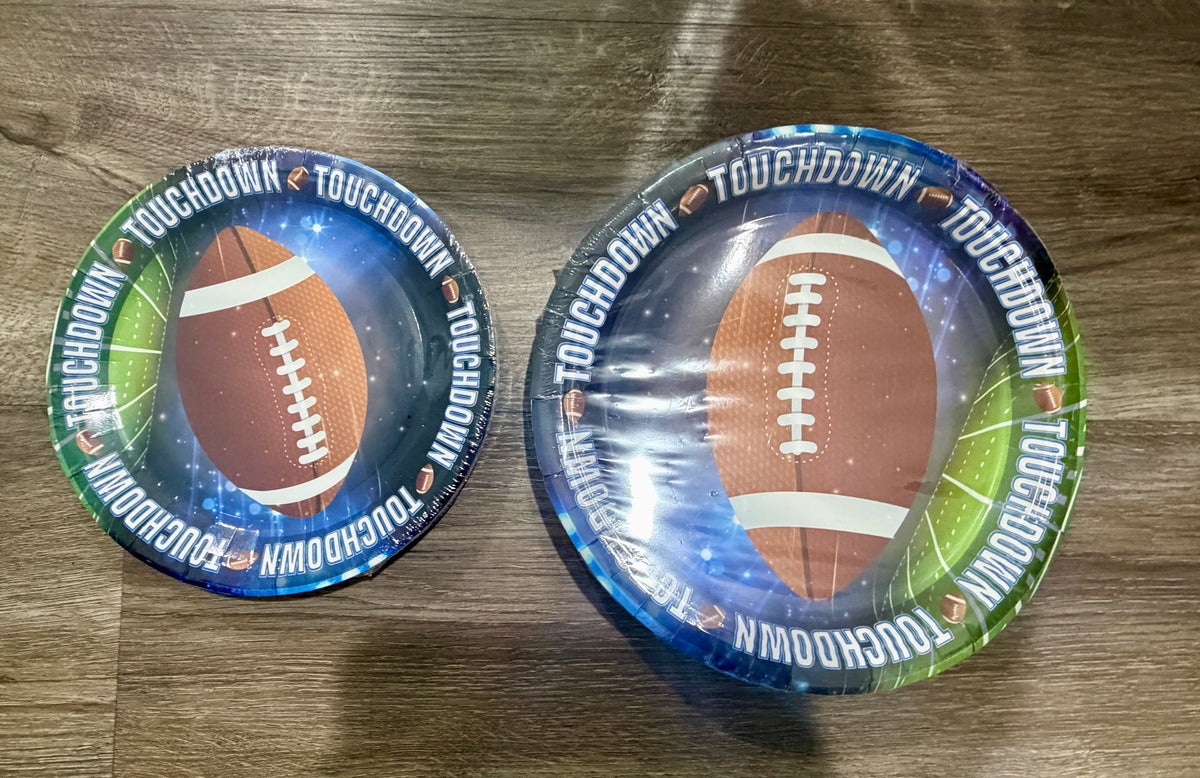 TD FOOTBALL PPR PLATES  24CT