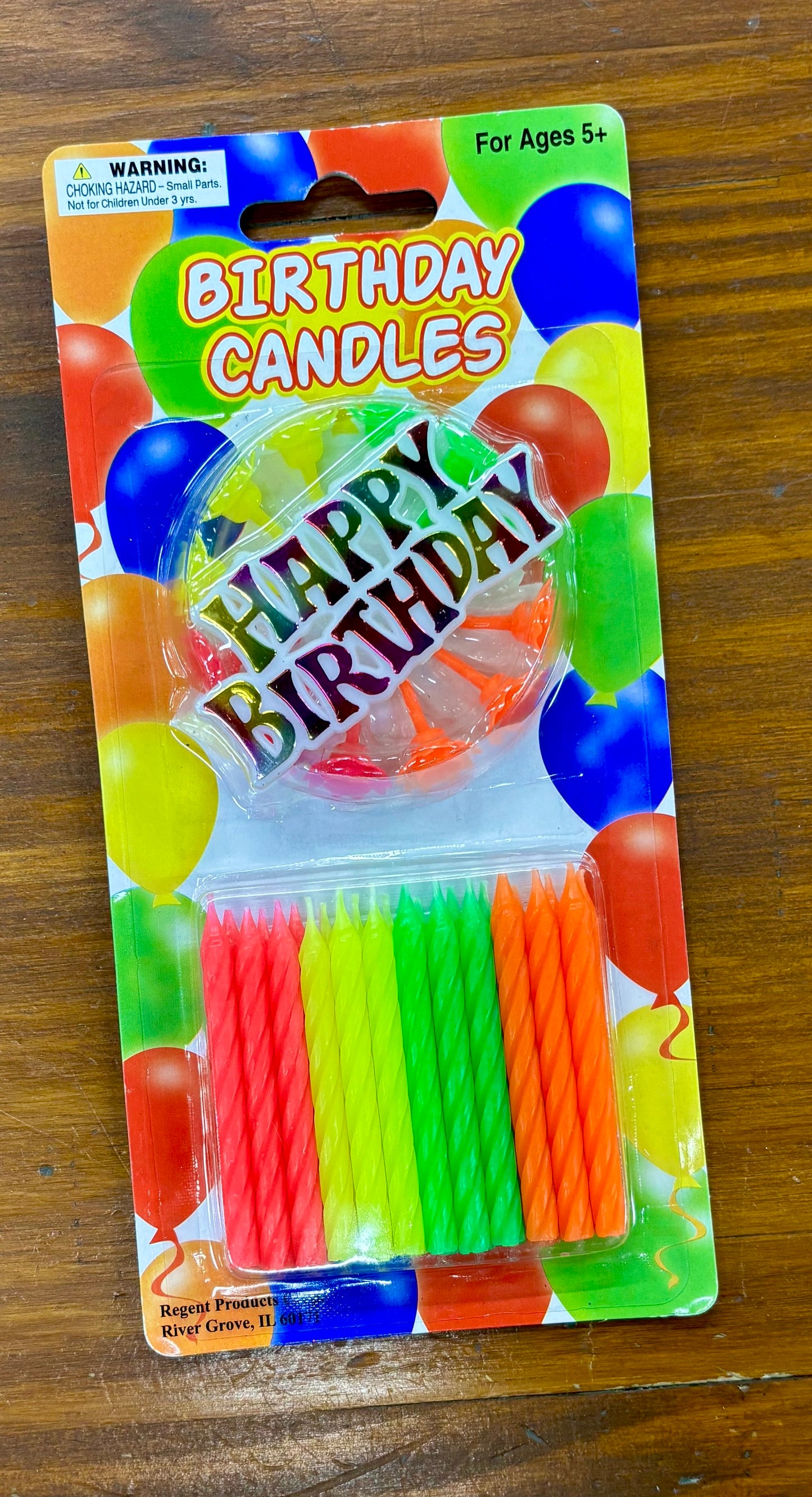 BDAY CANDLES 24CT W DECOR