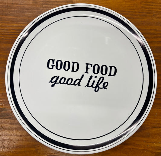 EAT & ENJOY ROUND PL PLATTER