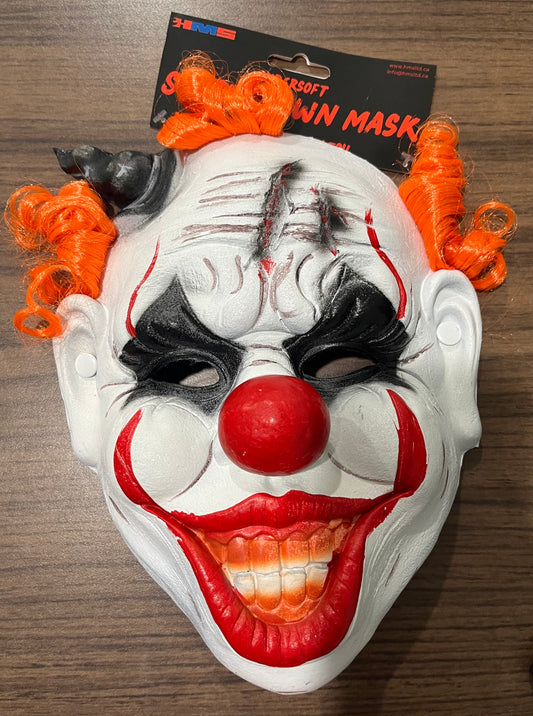 SCARY CLOWN MASK SUPERSOFT