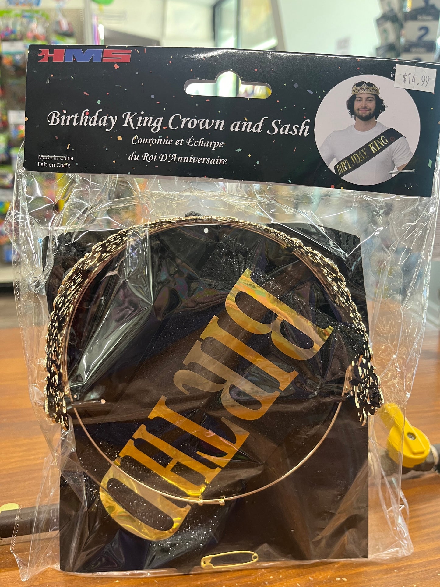 BIRTHDAY KING CROWN & SASH