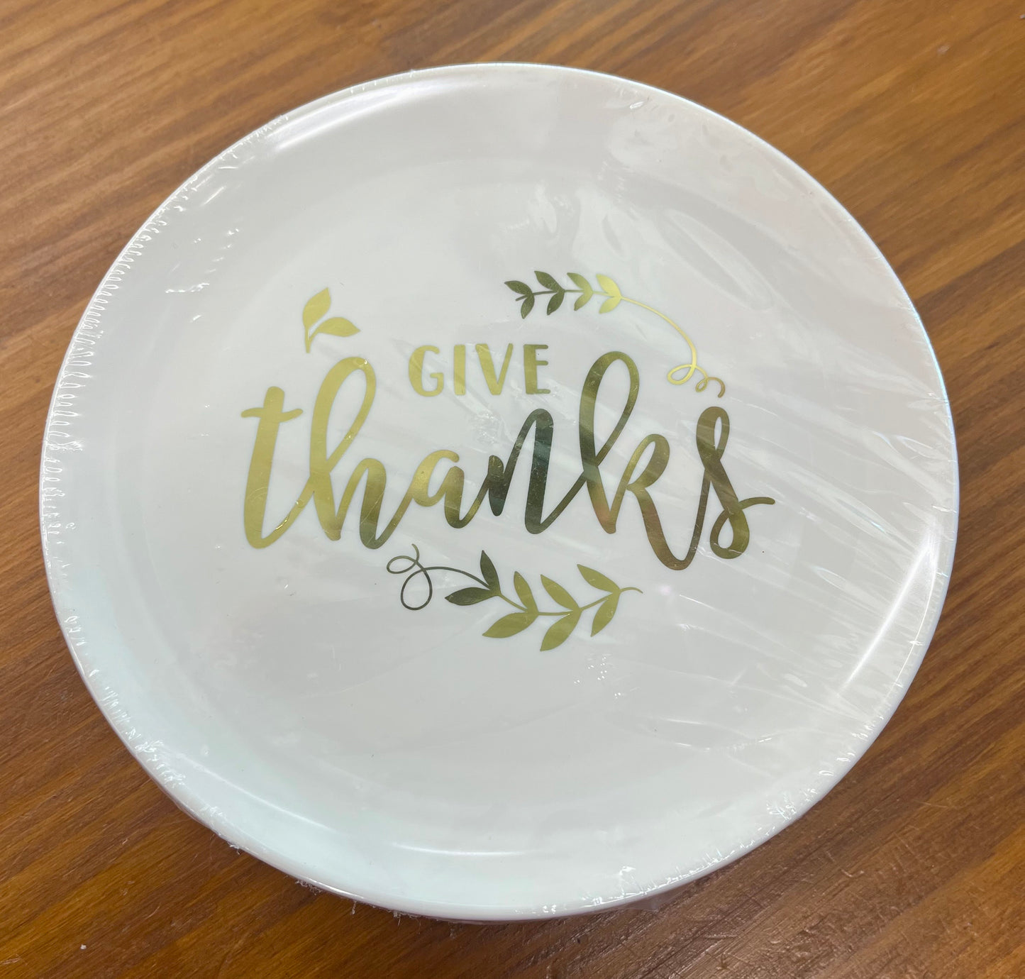 GIVE THANKS PREMIUM 7.5" PLATES 20 CT