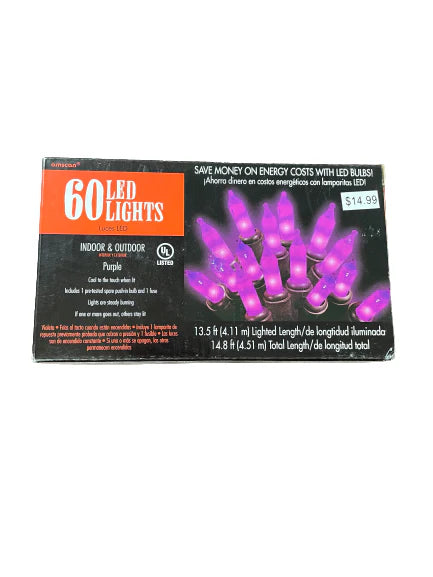 PURPLE LED STRING LIGHTS