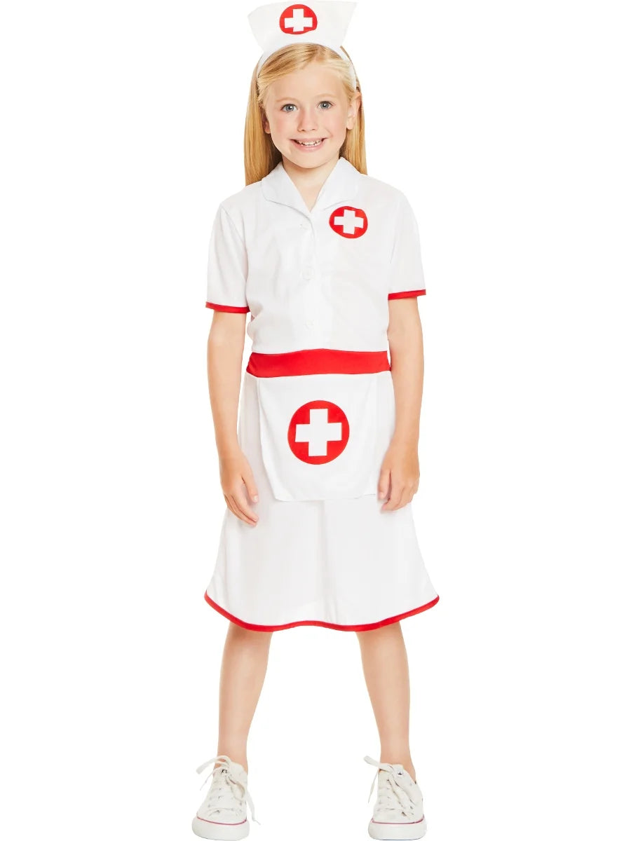 CLASSIC HOSPITAL NURSE GIRLS MEDIUM COSTUME