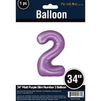 MATTE PURPLE 34" MYLAR # 2