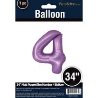 MATTE PURPLE 34" MYLAR # 4