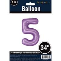 MATTE PURPLE 34" MYLAR # 5