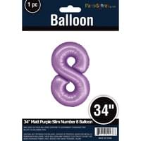 MATTE PURPLE 34" MYLAR # 8